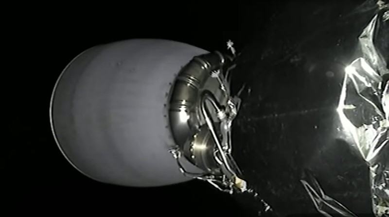 Satelit Republik Indonesia (Satria)-1 telah meluncur. (YouTube/SpaceX)