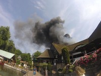 Potret Taman Hiburan Jerman Terbakar, Pengunjung Panik