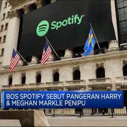 Bos Spotify Sebut Pangeran Harry & Meghan Markle Penipu