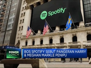 Bos Spotify Sebut Pangeran Harry & Meghan Markle Penipu
