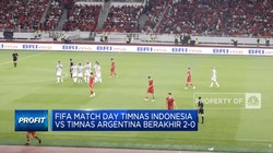 FIFA Match Day Indonesia Vs Timnas Argentina Berakhir 2-0