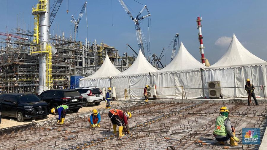 Smelter Freeport Indonesia di Gresik, Jawa Timur. (վ/Verda Nano Setiawan)