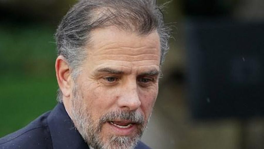 (FILES) Hunter Biden, the son of US President Joe Biden, attends the annual White House Easter Egg Roll on the South Lawn of the White House in Washington, DC on April 18, 2022. Hunter Biden has pleaded guilty to two counts of failure to pay federal income tax, prosecutors said on June 20, 2023. Biden, in a plea agreement with the US Attorney's Office in his home state of Delaware, also acknowledged possessing a firearm despite being a drug user. (Photo by MANDEL NGAN / AFP)