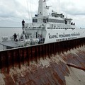 Kapal Singapura Kepergok Lagi Asyik Maling Pasir Laut di Batam