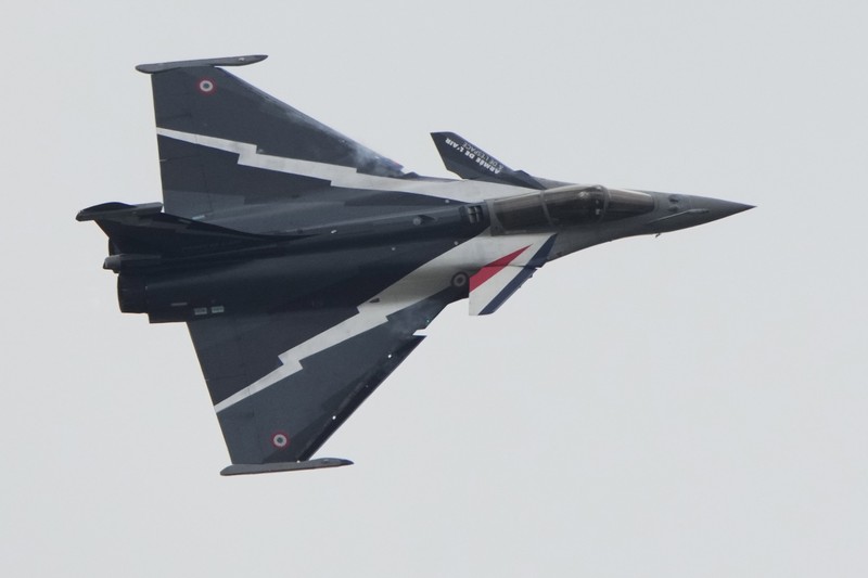 Pameran dirgantara Paris Air Show di Le Bourget, utara Paris, Prancis, Selasa (20/6/2023). (AP Photo/Lewis Joly)