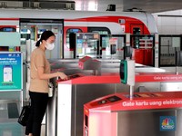 HUT Jakarta, Besok Naik Transjakarta, MRT dan LRT Cuma Rp 1