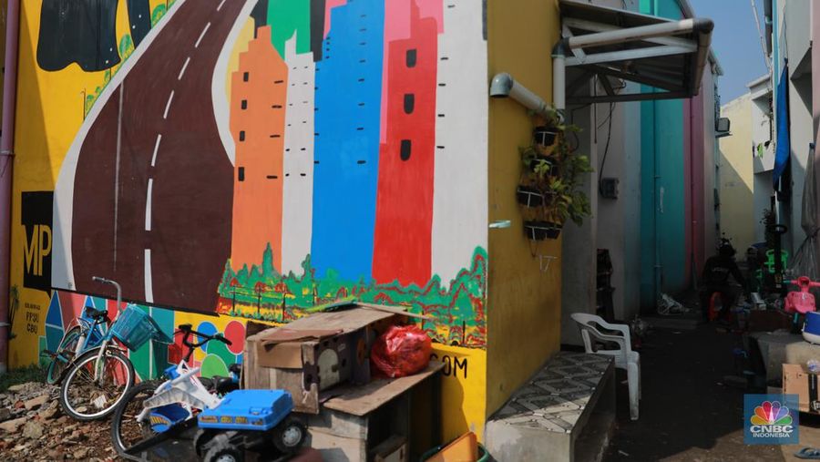 HUT Jakarta, macet, polusi hingga hunian layak masih jadi problem. (CNCB Indonesia/Muhammad Sabki)