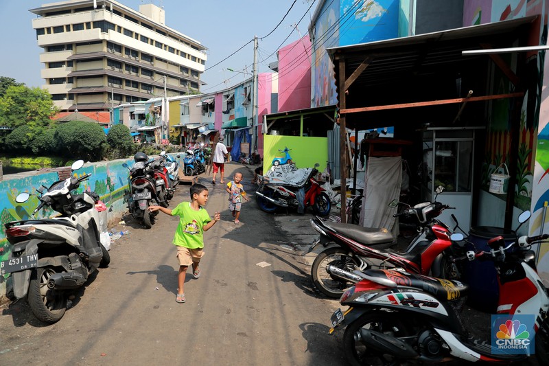 HUT Jakarta, macet, polusi hingga hunian layak masih jadi problem. (CNCB Indonesia/Muhammad Sabki)