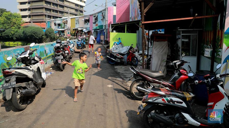 HUT Jakarta, macet, polusi hingga hunian layak masih jadi problem. (CNCB Indonesia/Muhammad Sabki)