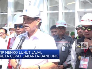 Intip Menko Luhut Jajal kereta Cepat Jakarta-Bandung