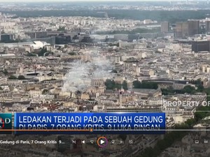 Video: Ledakan Gedung di Paris, 7 Orang Kritis & 9 Luka-luka