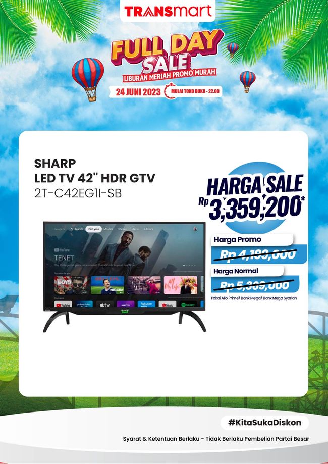Mesin Cuci Front Load 7Kg Sharp Harga Rp 4 Jutaan di Transmart Full Day Sale Mesin Cuci Front Load 7Kg Sharp Harga Rp 4 Jutaan di Transmart Full Day Sale