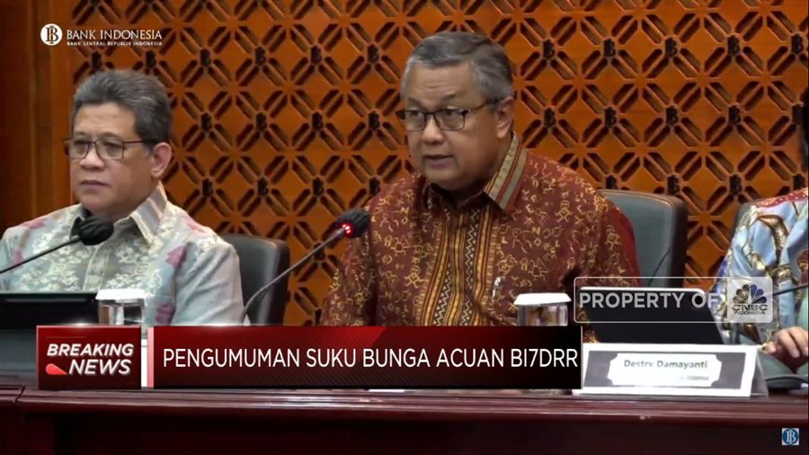 Sesuai Proyeksi, Suku Bunga Acuan BI Tetap 5,75% (CNBC Indonesia TV)