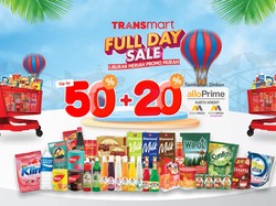 Asyik! Besok Transmart Full Day Sale, Diskon Sampai 50%+20%