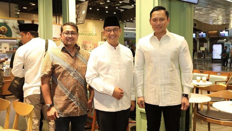 Anies Baswedan dan AHY. (Instagram/agusyudhoyono)