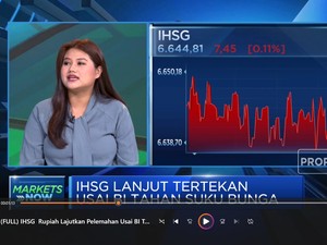 IHSG & Rupiah Lajutkan Pelemahan Usai BI Tahan Suku Bunga