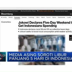 Video: Media Asing Soroti Libur Panjang 5 Hari di Indonesia