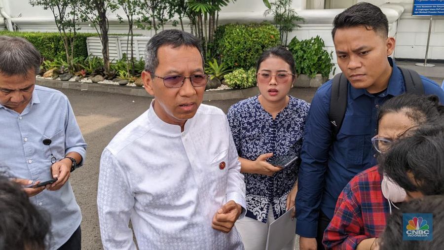 PLT Gubernur DKI Jakarta Heru Budi Hartono (CNBC Indonesia/Emir Yanwhardana)