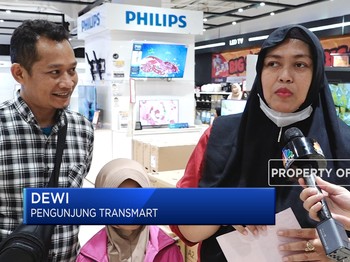 Banjir Diskon, Pengunjung Antusias Belanja di Transmart