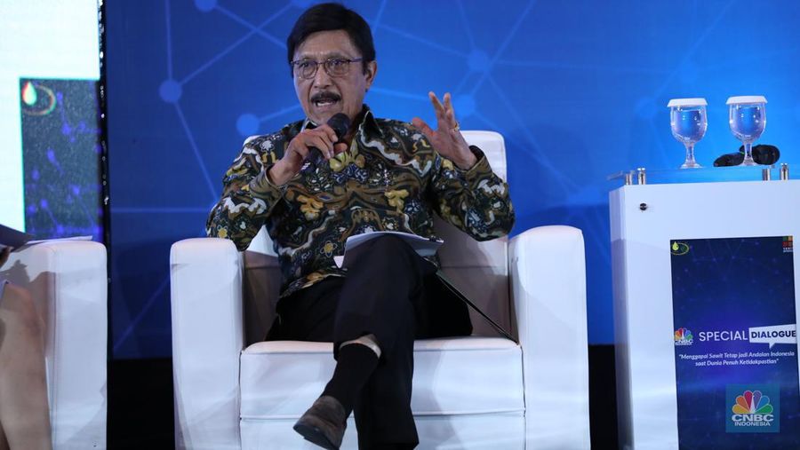 Direktur Utama Badan Pengelola Dana Perkebunan Kelapa Sawit (BPDPKS), Eddy Abdurrachman dalam acara 