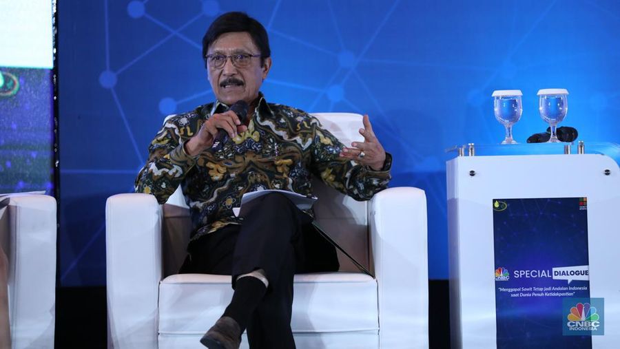 Direktur Utama Badan Pengelola Dana Perkebunan Kelapa Sawit (BPDPKS), Eddy Abdurrachman dalam acara 