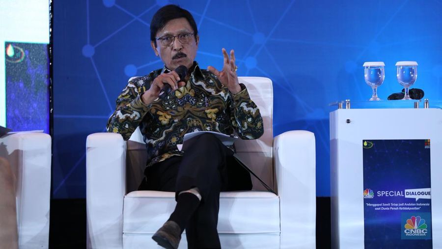 Direktur Utama Badan Pengelola Dana Perkebunan Kelapa Sawit (BPDPKS), Eddy Abdurrachman dalam acara