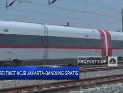 Hore! Tiket KCJB Jakarta-Bandung Gratis
