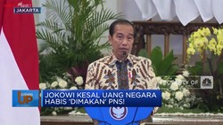 Jokowi Kesal Uang Negara Habis 'Dimakan' PNS!
