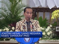 Jokowi Kesal Uang Negara Habis 'Dimakan' PNS!