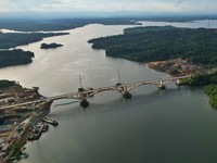 Penampakan Jembatan 'Raksasa' Dekat Kawasan IKN