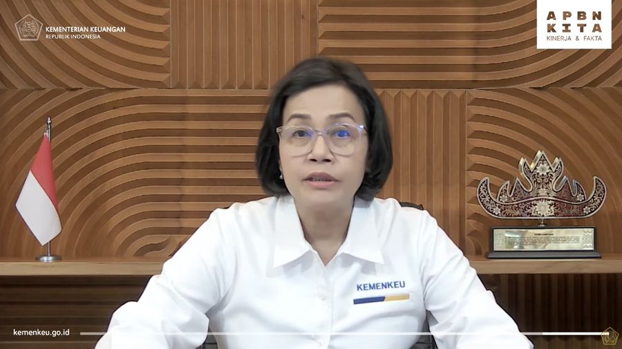 Menteri Keuangan Sri Mulyani Saat Konferensi Pers APBN KITA Juni 2023. (Tangkapan Layar Youtube Ministry of Finance Republic of Indonesia)