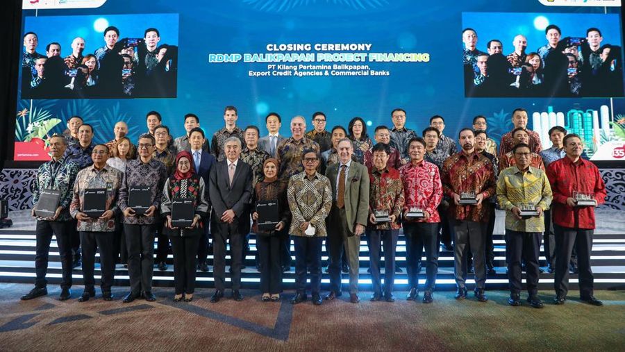Ceremony Project Financing RDMP Kilang Balikpapan