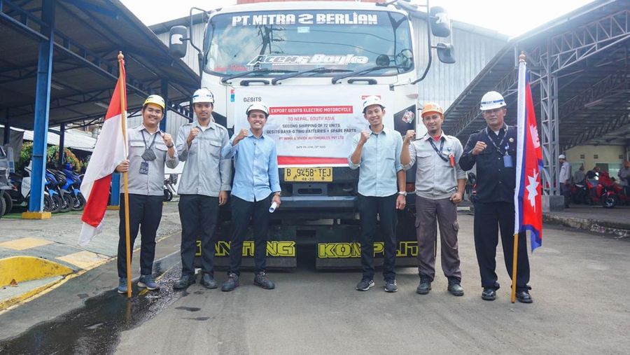 WIMA Ekspor Motor Listrik ke Nepal
