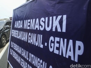 Ganjil Genap Tak Berlaku Hari Ini
