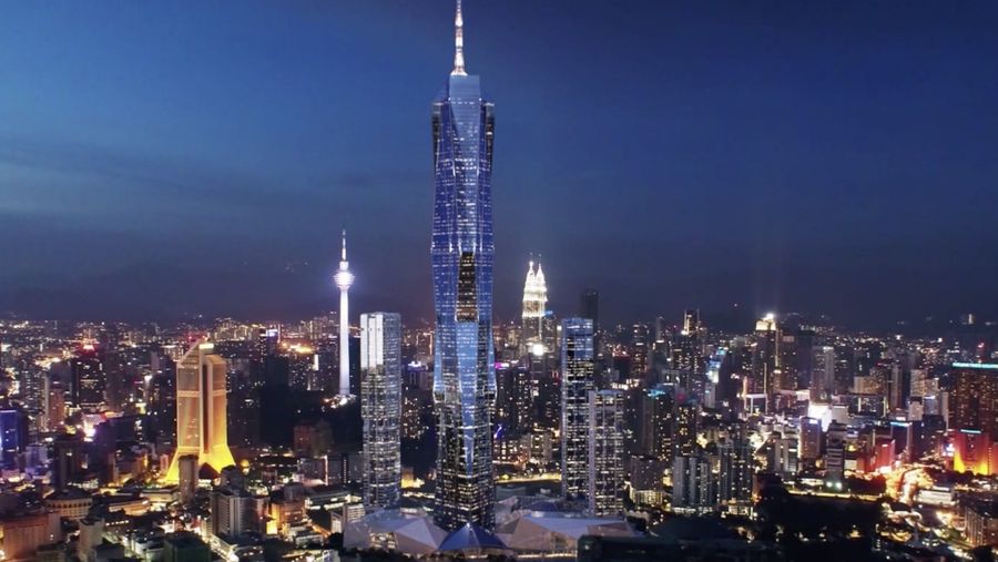 Gedung Merdeka 118 Malaysia di Kuala Lumpur. (Dok. PNB)