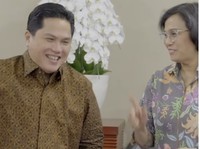 Sri Mulyani & Erick Thohir Tiba-Tiba ke Kantor Bahlil, Bahas Apa?