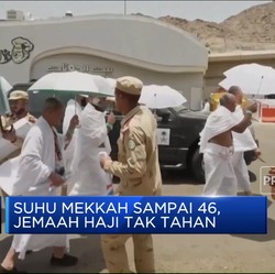 Video: Puncak Haji, Suhu Mekkah Mencapai 46 Derajat Celsius