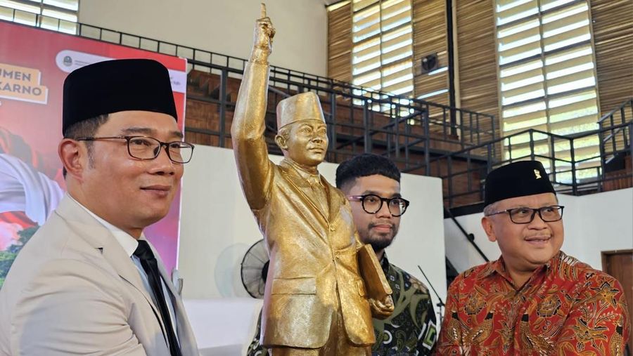 Groundbreaking Monumen Plaza Bung Karno di Bandung, Jawa Barat, Rabu (28/6/2023). (Dok: PDIP)