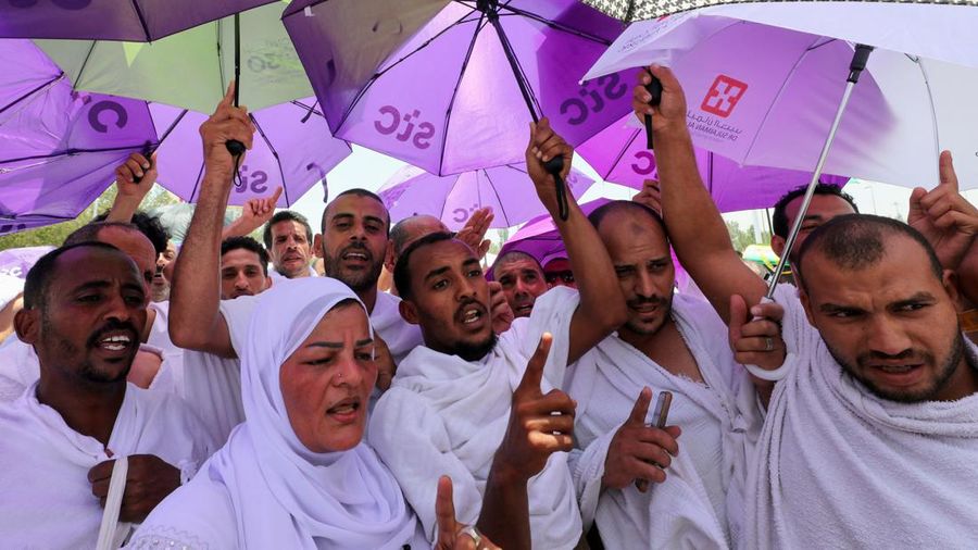 Jamaah haji di Saudi Arabia. (REUTERS/MOHAMED ABD EL GHANY)