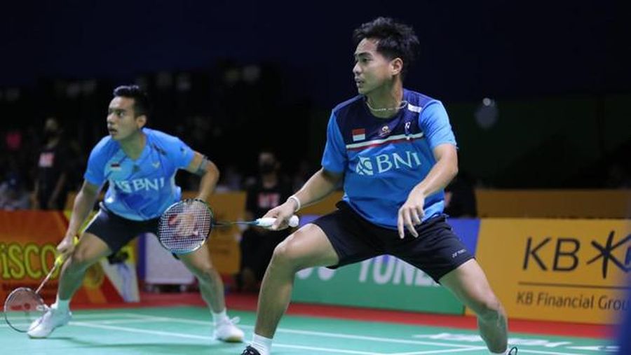 Rahmat Hidayat, pemain muda sarat prestasi yang jadi pasangan Kevin Sanjaya. (Dok: PBSI)