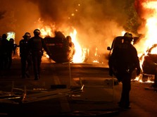 Kerusuhan Prancis Kian Ganas, 45.000 Polisi Dikerahkan