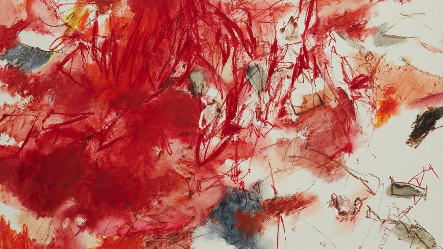 Lukisan Christine Ay Tjoe dilelang miliaran rupiah di Sotheby's Asia.