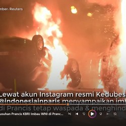 Video: Kerusuhan! KBRI Imbau WNI di Prancis Waspada!