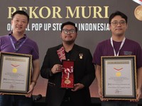 Event Pop Up Store BTS & Tinytan MMI Pecahkan 2 Rekor MURI