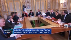 Video: Prancis Memanas, Emmanuel Macron Pimpin Rapat Darurat