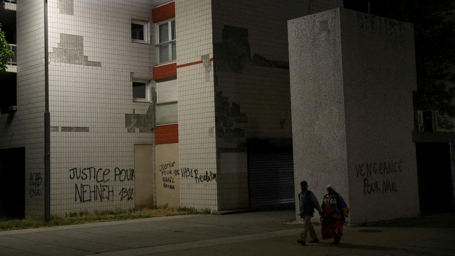 Kerusuhan di Prancis setelah penembakan anak 17 tahun. (REUTERS/NACHO DOCE)