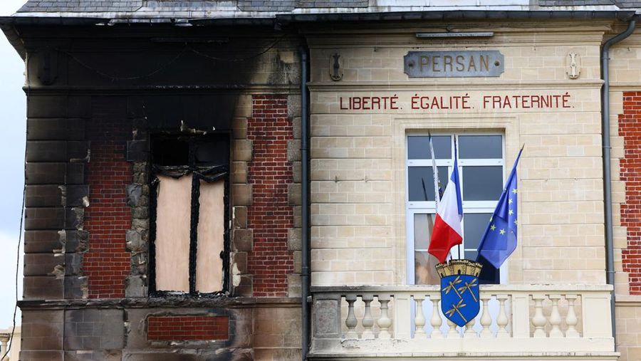 Kerusuhan di Prancis setelah penembakan anak 17 tahun. (REUTERS/NACHO DOCE)