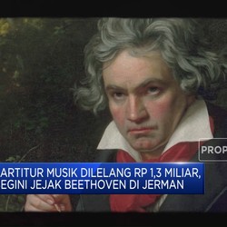 Partitur Musik Dilelang Rp 1,3 Miliar, Begini Jejak Beethoven