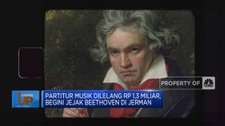 Partitur Musik Dilelang Rp 1,3 Miliar, Begini Jejak Beethoven
