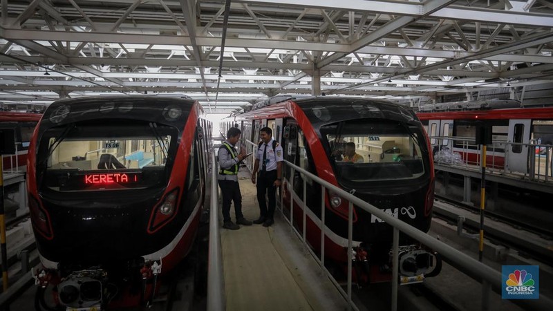 Penampakan LRT Jabodebek jelang beroperasi Senin pekan depan 28 Agustus 2023. (Dok. KAI)